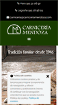 Mobile Screenshot of carniceriamendoza.com