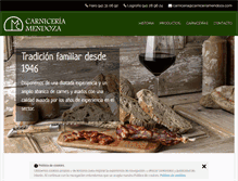 Tablet Screenshot of carniceriamendoza.com